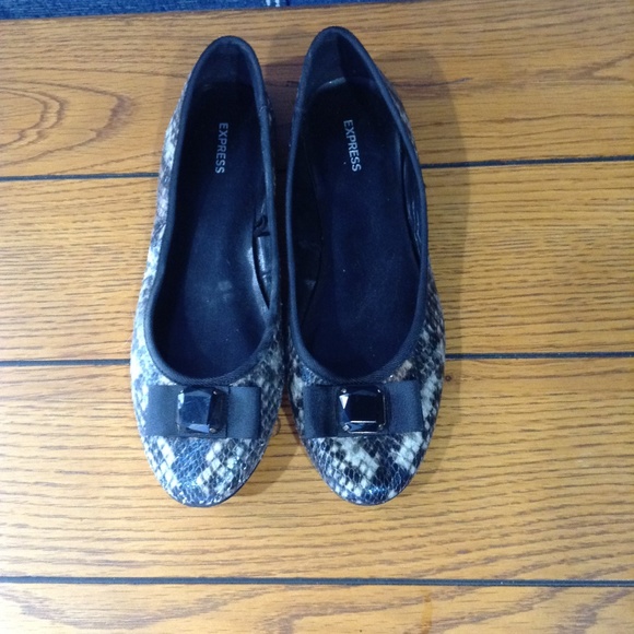 Express snake print flats - Picture 2 of 2